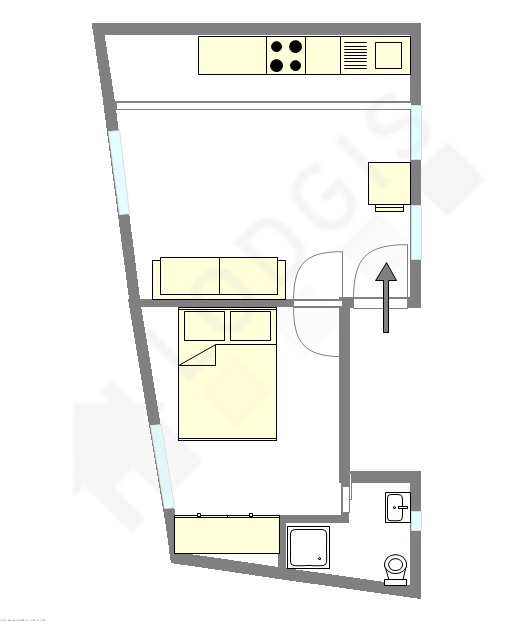 Apartamento París 6° - Plano interactivo