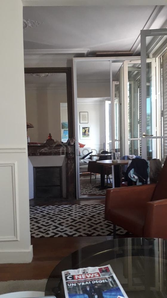 Quiet living room furnished with 1 sofabed(s) of 120cm, tv, 1 armchair(s), 3 chair(s)