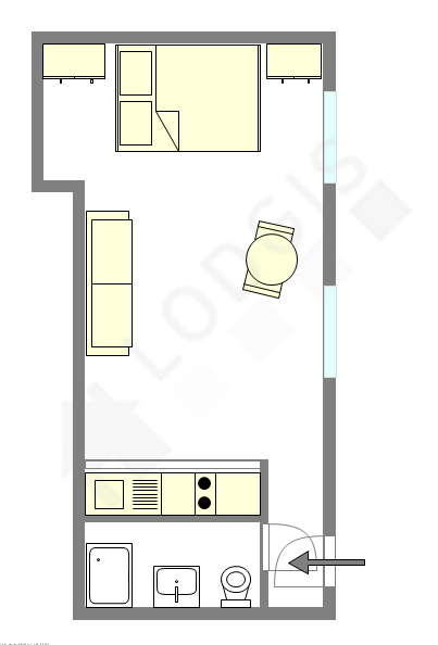 Apartment Paris 7° - Interactive plan