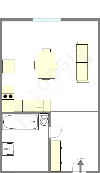 Appartement Paris 11° - Plan interactif