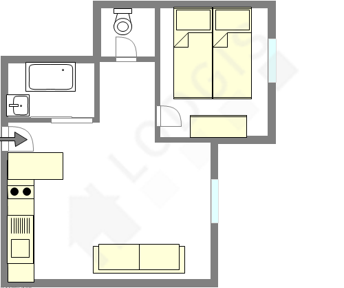Apartment Paris 8° - Interactive plan