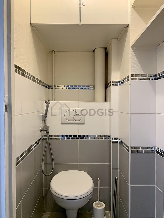 Toilets separated from the bathroom