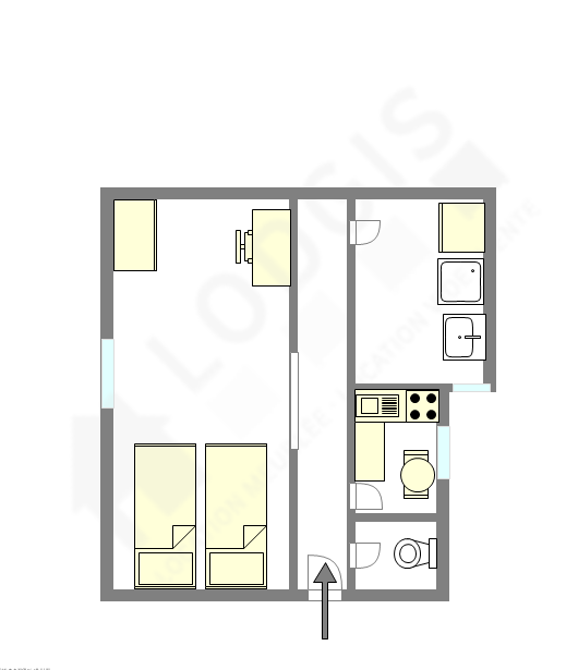 Apartment Paris 16° - Interactive plan