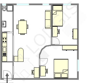 Apartment Paris 12° - Interactive plan