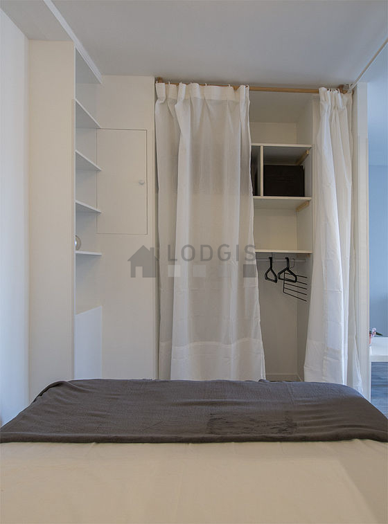 Bedroom with windows