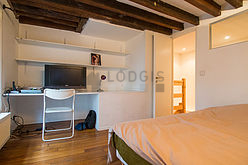 双层公寓 巴黎6区 - 卧室