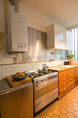 雙層公寓 巴黎6区 - 廚房