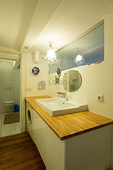 双层公寓 巴黎6区 - 浴室