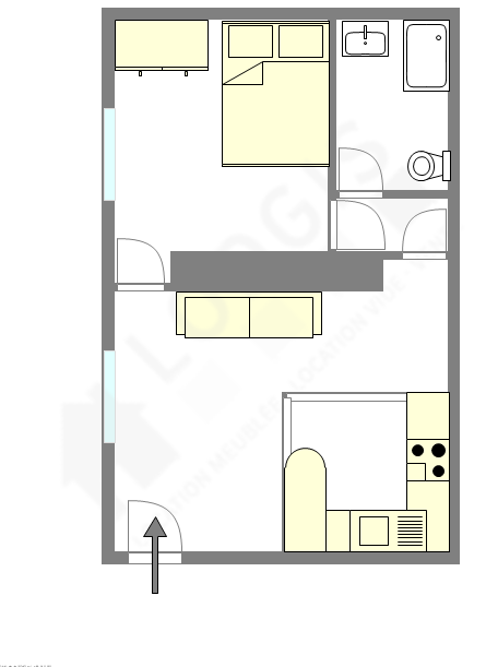 Apartment Hauts de seine Sud - Interactive plan