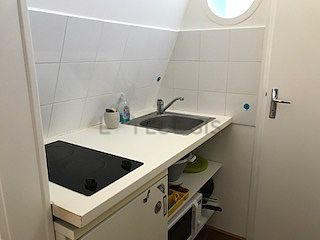 Beautiful kitchen with wooden floor