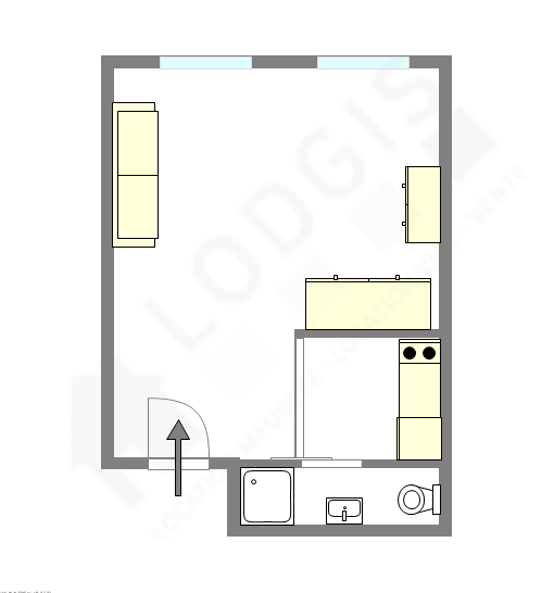 Apartment Paris 11° - Interactive plan