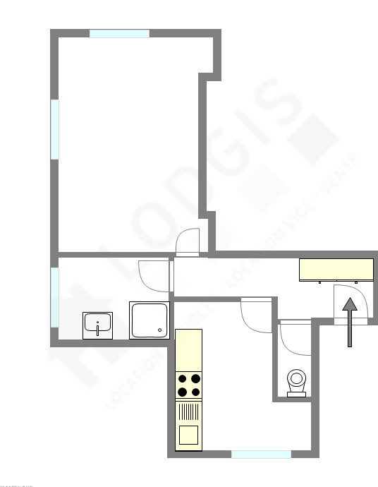 Apartamento París 5° - Plano interactivo