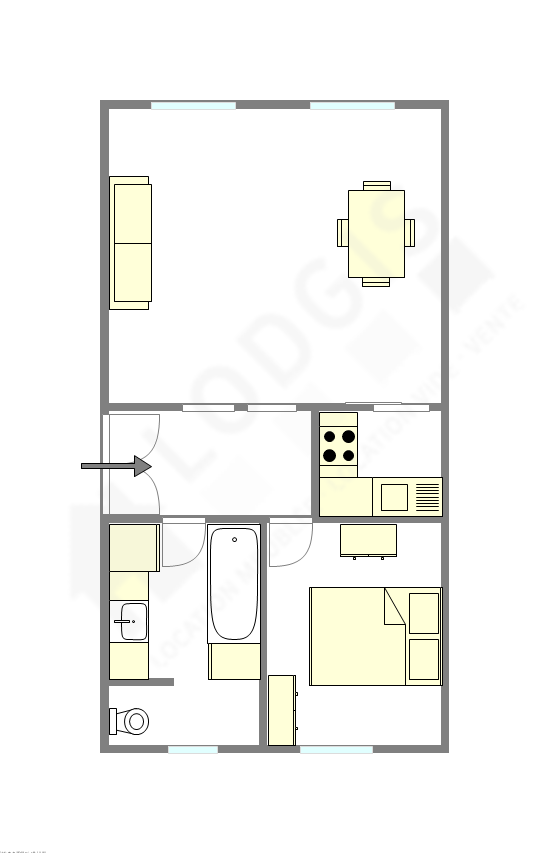 Apartment Paris 7° - Interactive plan
