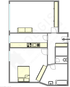Appartamento Puteaux - Piantina interattiva