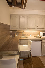 Appartement Paris 3° - Cuisine