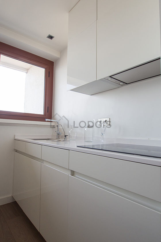 Cuisine dînatoire pour 2 personne(s) équipée de lave vaisselle, plaques de cuisson, réfrigerateur, hotte