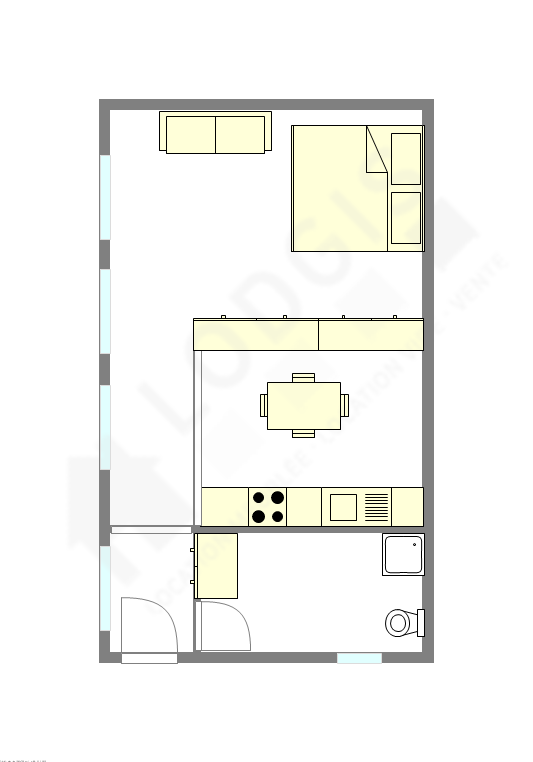 アパルトマン パリ 9区 - レイアウト