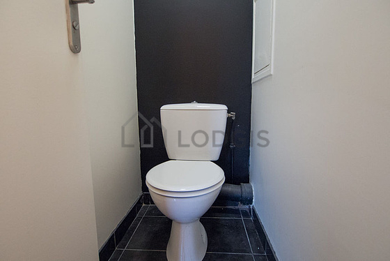 Toilets separated from the bathroom
