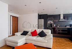 Wohnung Courbevoie - Wohnzimmer