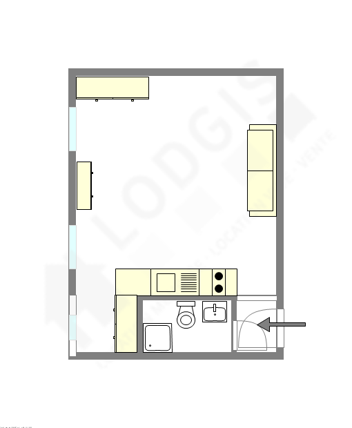 Appartement Paris 7° - Plan interactif