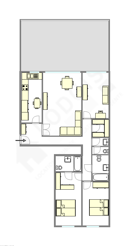 Appartamento Neuilly-Sur-Seine - Piantina interattiva
