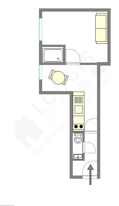 Appartamento Parigi 12° - Piantina interattiva