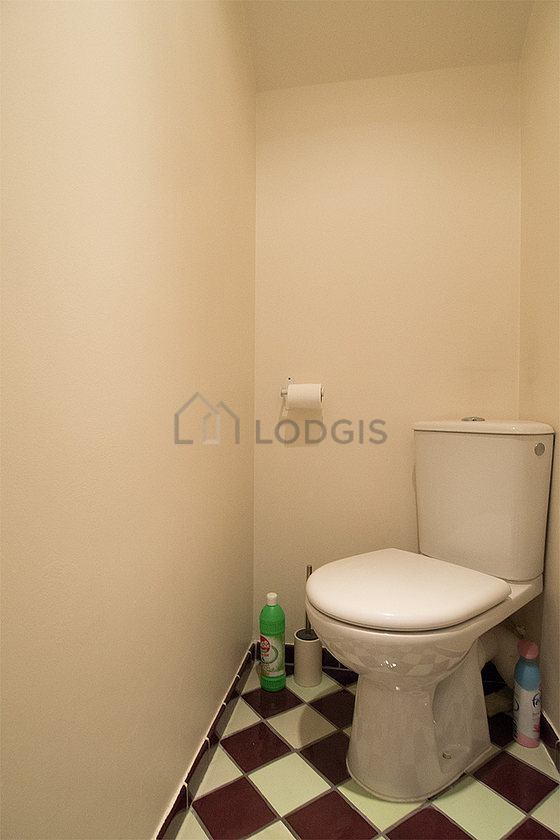 Toilets separated from the bathroom