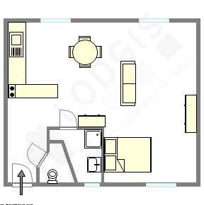 Apartment Paris 3° - Interactive plan