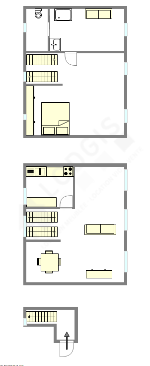 Квартира Clichy - Интерактивный план