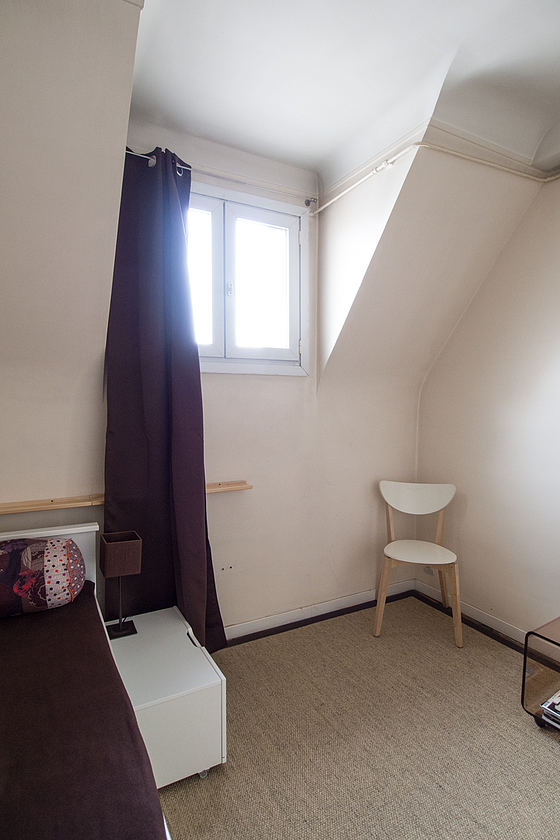 Bedroom with double-glazed windows