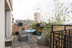 Apartamento París 19° - Terraza
