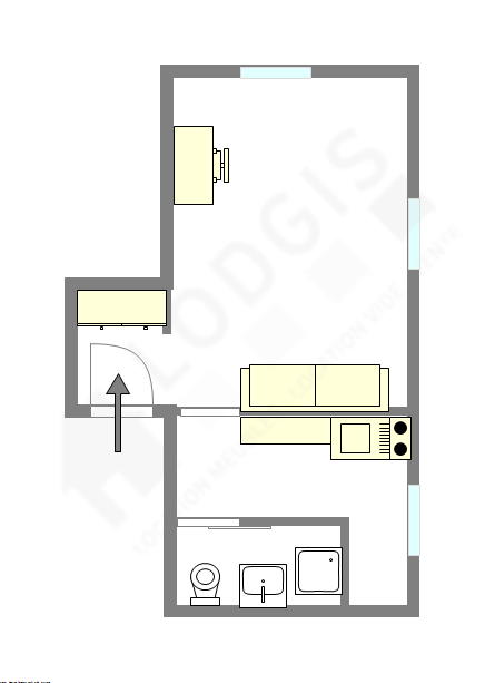 Casa Haut de Seine Nord - Piantina interattiva