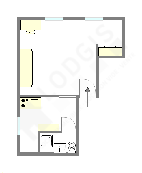 Casa Haut de Seine Nord - Piantina interattiva
