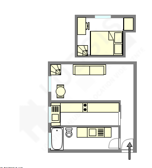 Apartamento París 5° - Plano interactivo