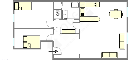 Apartment Neuilly-Sur-Seine - Interactive plan