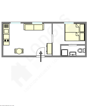 Apartment Paris 10° - Interactive plan