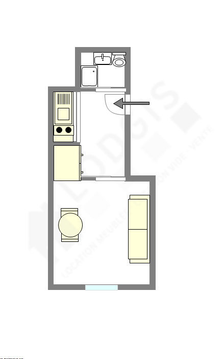アパルトマン パリ 16区 - レイアウト