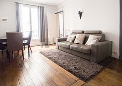 Wohnung Paris 9° - Wohnzimmer