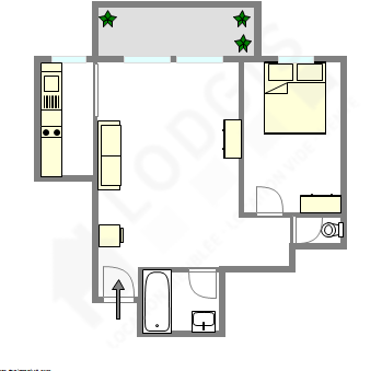 Квартира Neuilly-Sur-Seine - Интерактивный план