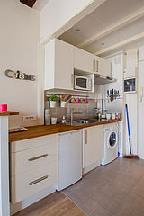 Appartement Paris 3° - Cuisine