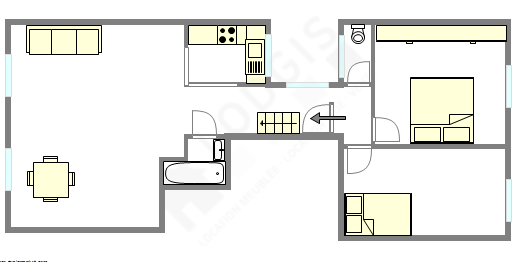 Appartamento Parigi 8° - Piantina interattiva