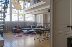 Duplex Paris 16° - Living room