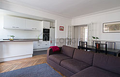 Wohnung Paris 19° - Wohnzimmer
