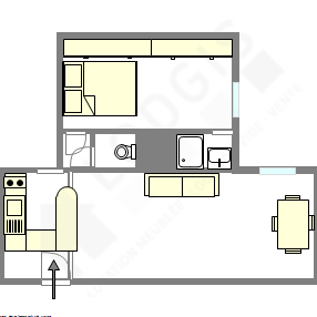 Apartment Paris 3° - Interactive plan