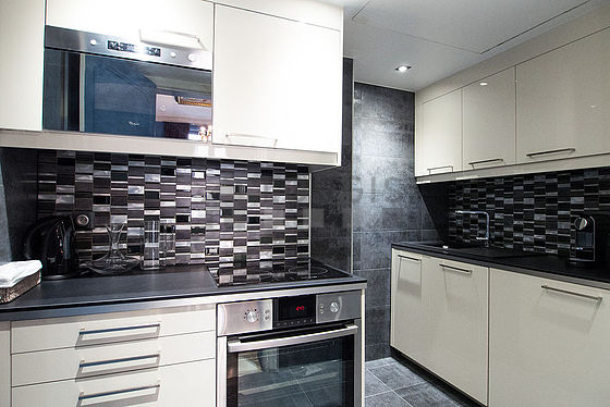 Great kitchen with tile floor