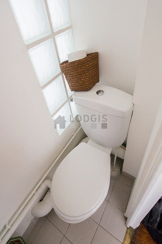 Toilets separated from the bathroom