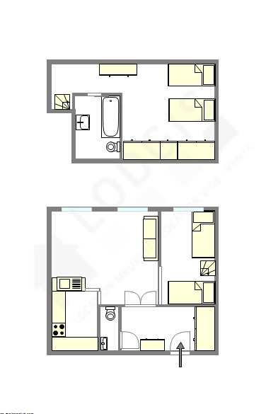 dúplex París 7° - Plano interactivo