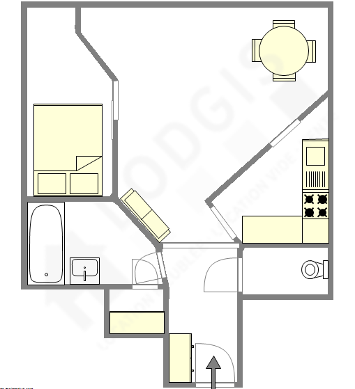 アパルトマン パリ 11区 - レイアウト
