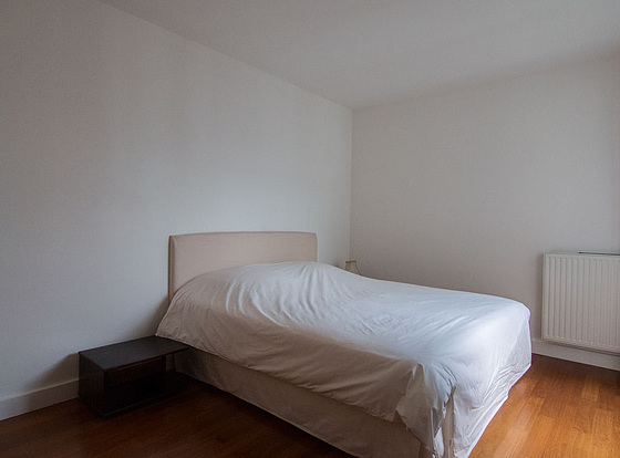 Bedroom with windows