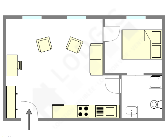 Appartamento Parigi 6° - Piantina interattiva